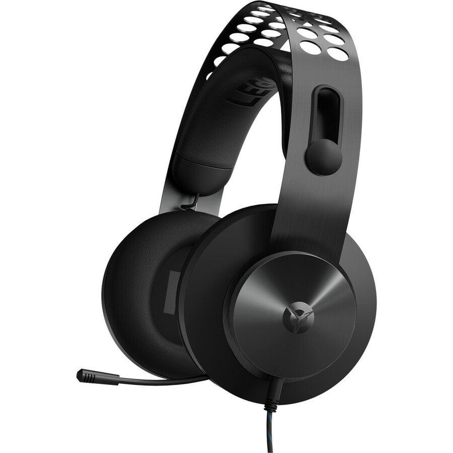 Lenovo Legion Stereo Gaming Headset with Noise Cancellation - Wired Over-Ear Headphones for PC, PS4, Xbox - Immersive Sound for Competitive Gaming & Streaming