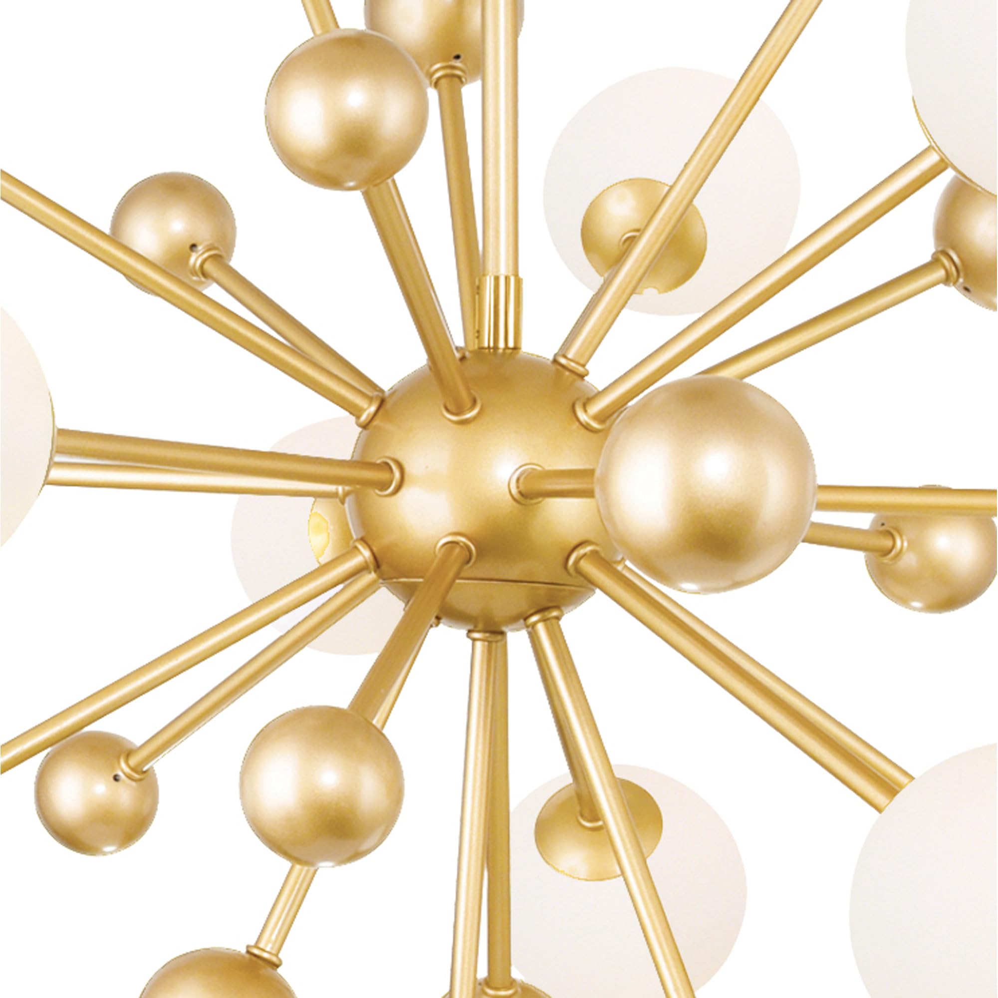 CWI Lighting Element 11-Light Chandelier with Sun Gold Finish - Modern Crystal Ceiling Light Fixture for Dining Room, Living Room, Bedroom Decor
