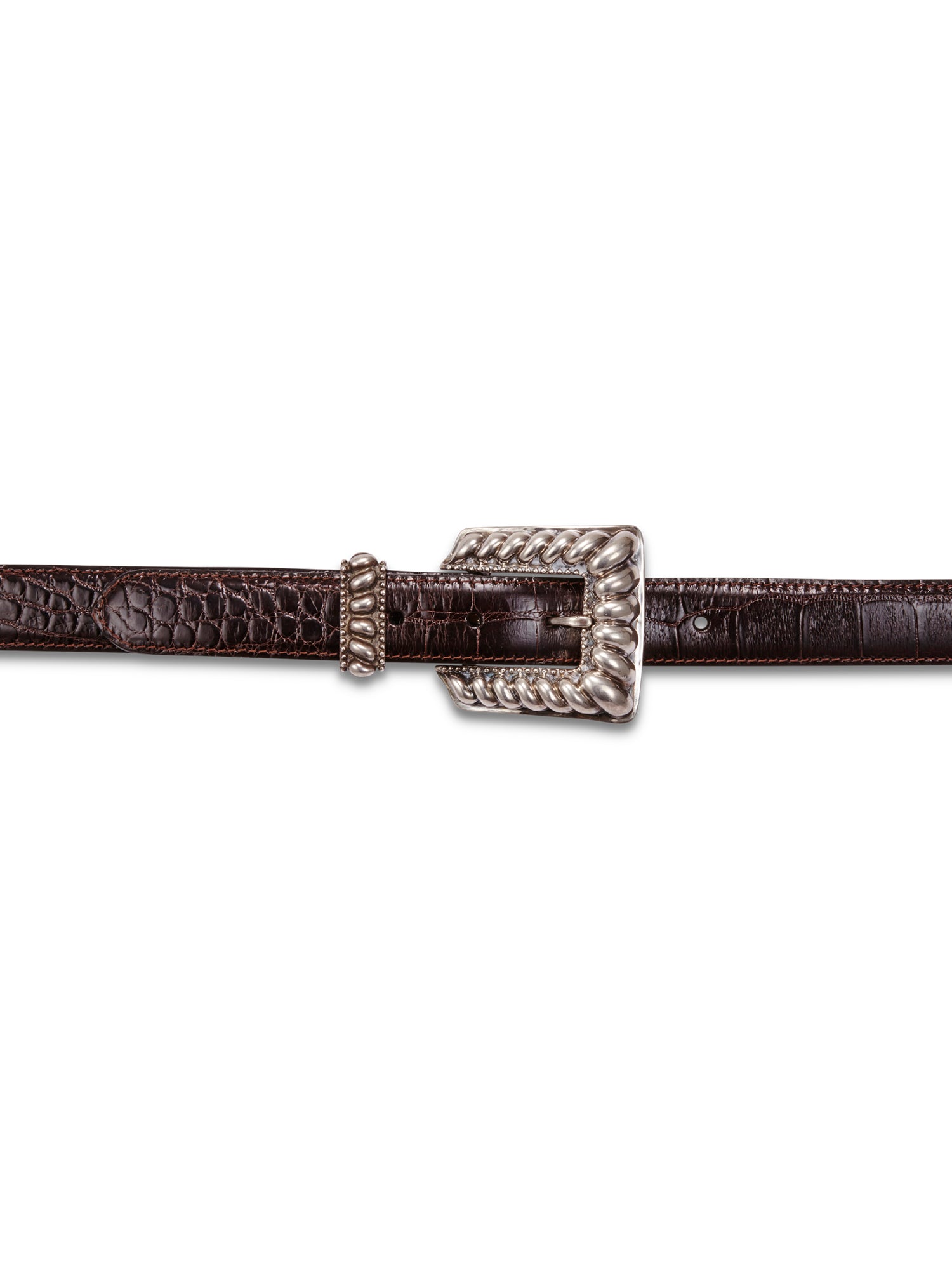 Isabella Alligator Skin Belt for Women - Genuine Leather Fashion Accessory - Perfect for Office, Party & Casual Wear