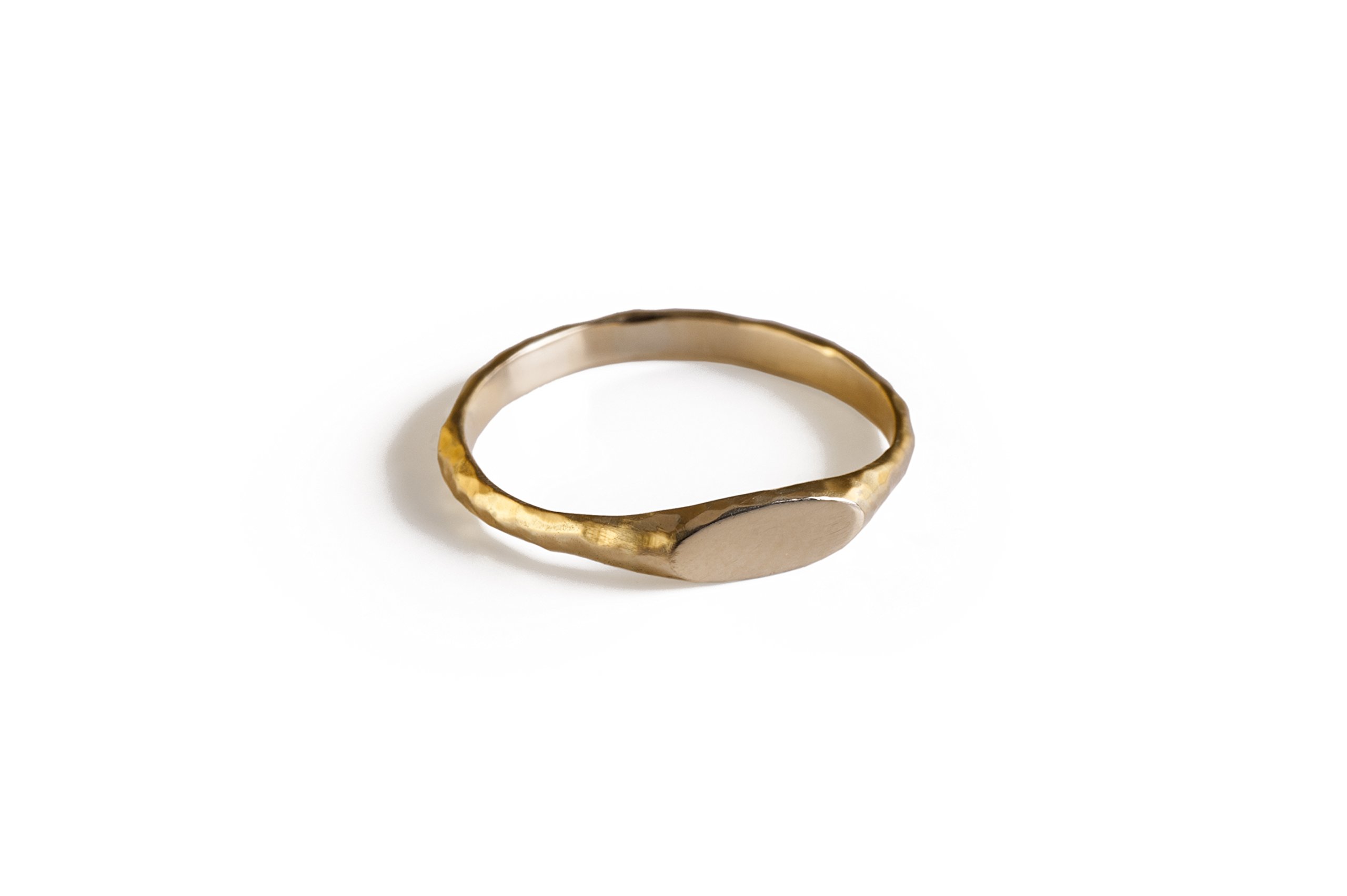 14K Solid Gold Wedding Band & Signet Ring for Men & Women – Elegant & Durable for Weddings, Anniversaries, and Everyday Wear