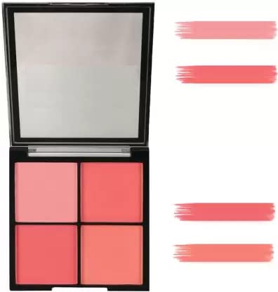 PERFECT BEAUTY PRODUCT - 4-in-1 Matte Finish Blush Palette for Makeup | Natural Cheek Color for Day & Night Looks