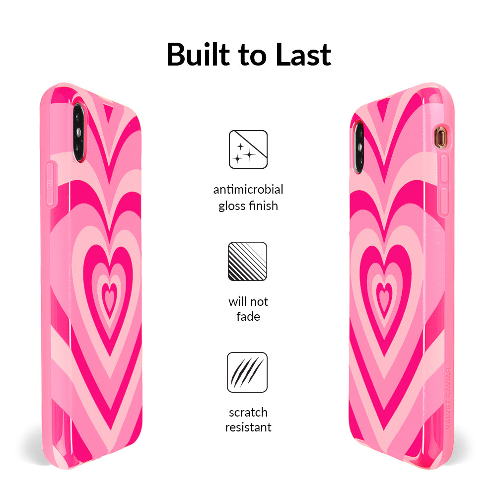Cute Pink Sweethearts iPhone Case - Trendy Protective Cover for iPhone 13/14/15 Pro Max - Perfect Gift for Valentine's Day & Everyday Use