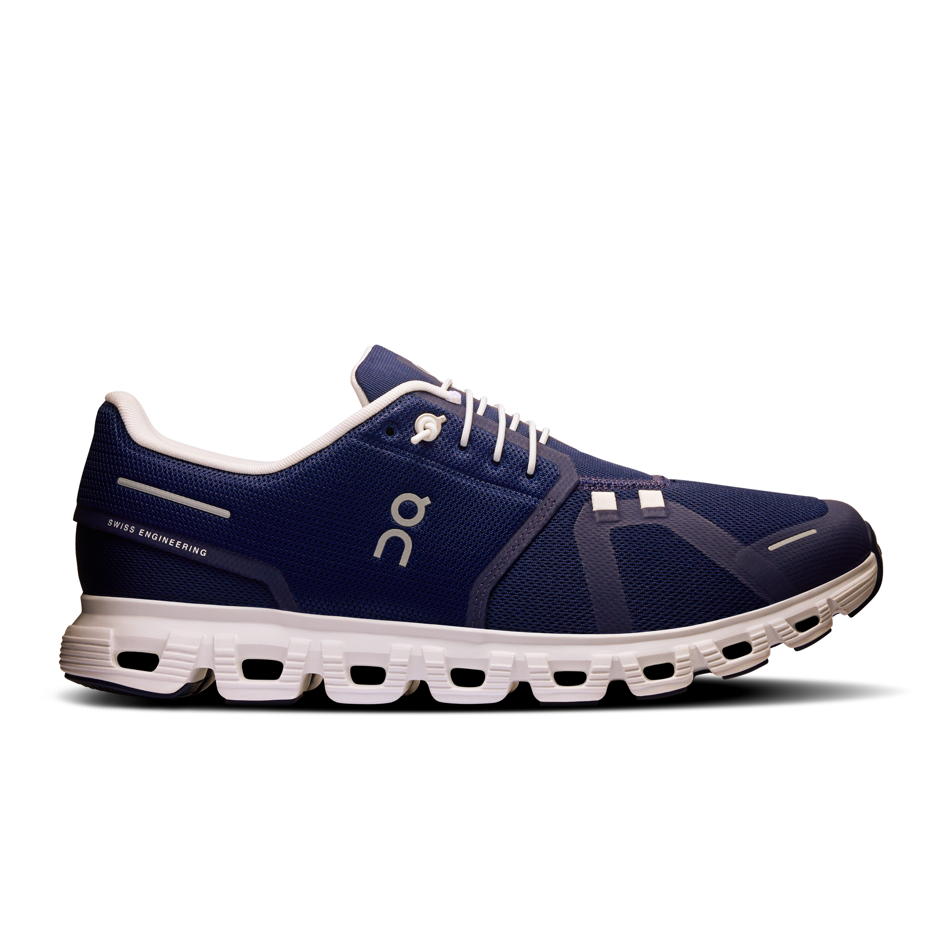 On Running Men's Cloud 6 Running Shoes - Midnight/White - Lightweight & Cushioned for Road Running, Jogging & Gym Workouts
