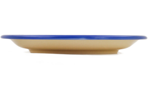 10-Piece Cobalt Blue Dinner Plates Set - Elegant & Durable Porcelain Plates for Everyday Dining, Parties, and Special Occasions