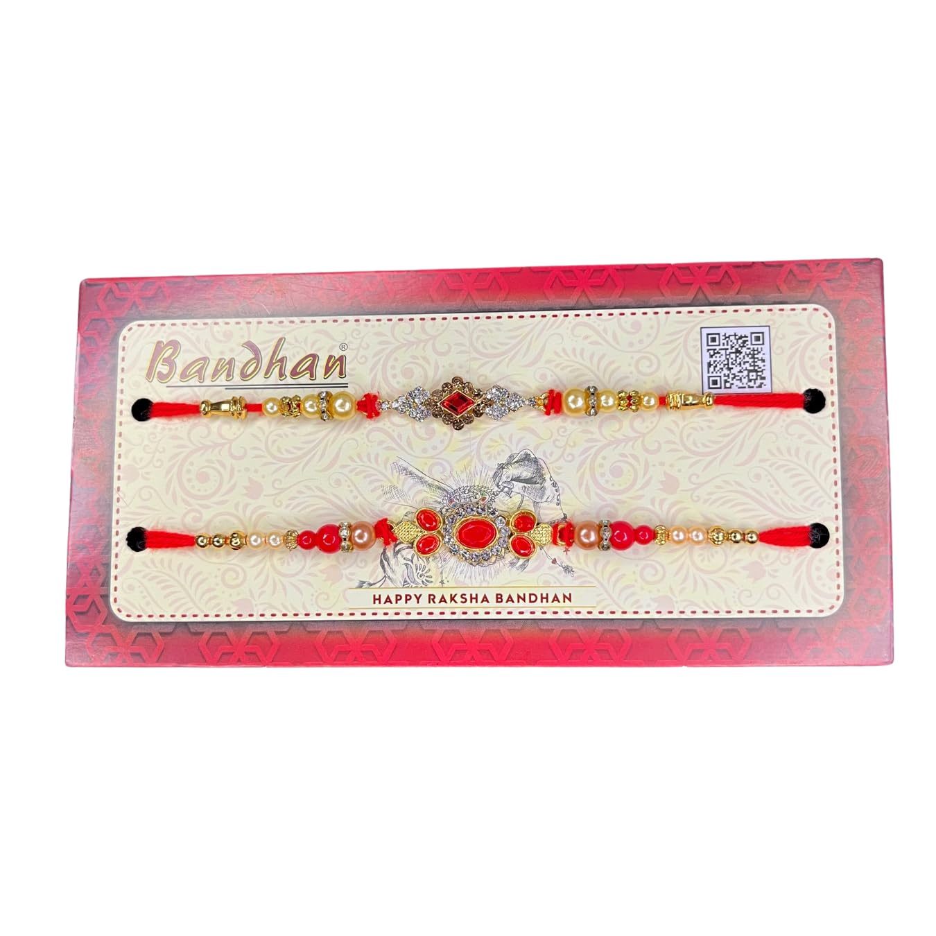 Raksha Bandhan Gift Set for Brother & Sister - 2 Rakhis, Handkerchief & Pen - Special Sibling Rakhi Pack - Perfect for Rakhi Festival Celebrations & Family Bonding