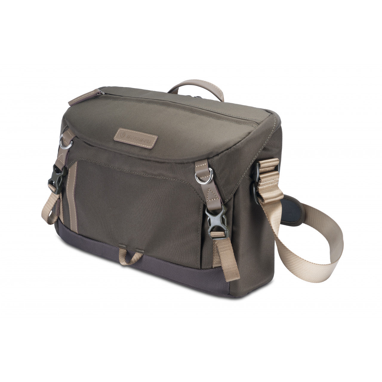 VEO GO 34M KG Shoulder Camera Bag - Waterproof DSLR/SLR Camera Case with Adjustable Strap, Khaki Green - Perfect for Travel, Hiking & Outdoor Photography