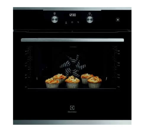 Electrolux KODDP71XA 60cm Built-In Single Oven with 72L Capacity - UltimateTaste 500 Series for Professional Home Baking & Cooking