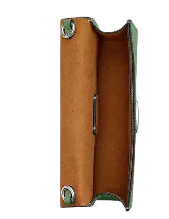 Coach Eliza Small Flap Crossbody Bag for Women - Genuine Leather Shoulder Purse with Adjustable Strap | Perfect for Everyday Use, Date Night & Travel Accessories