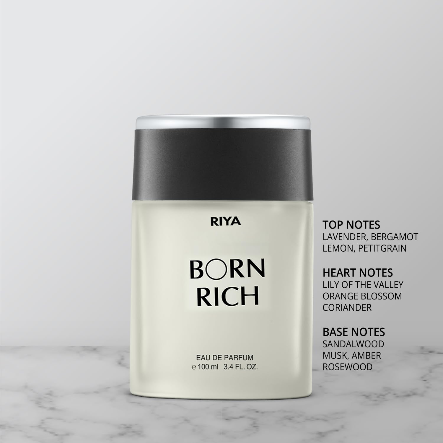 Riya Born Rich Unisex Perfume & Body Spray Set - 100ml Eau de Parfum & 150ml Body Mist - Long Lasting Fragrance for Men & Women | Perfect for Daily Wear, Date Nights & Special Occasions