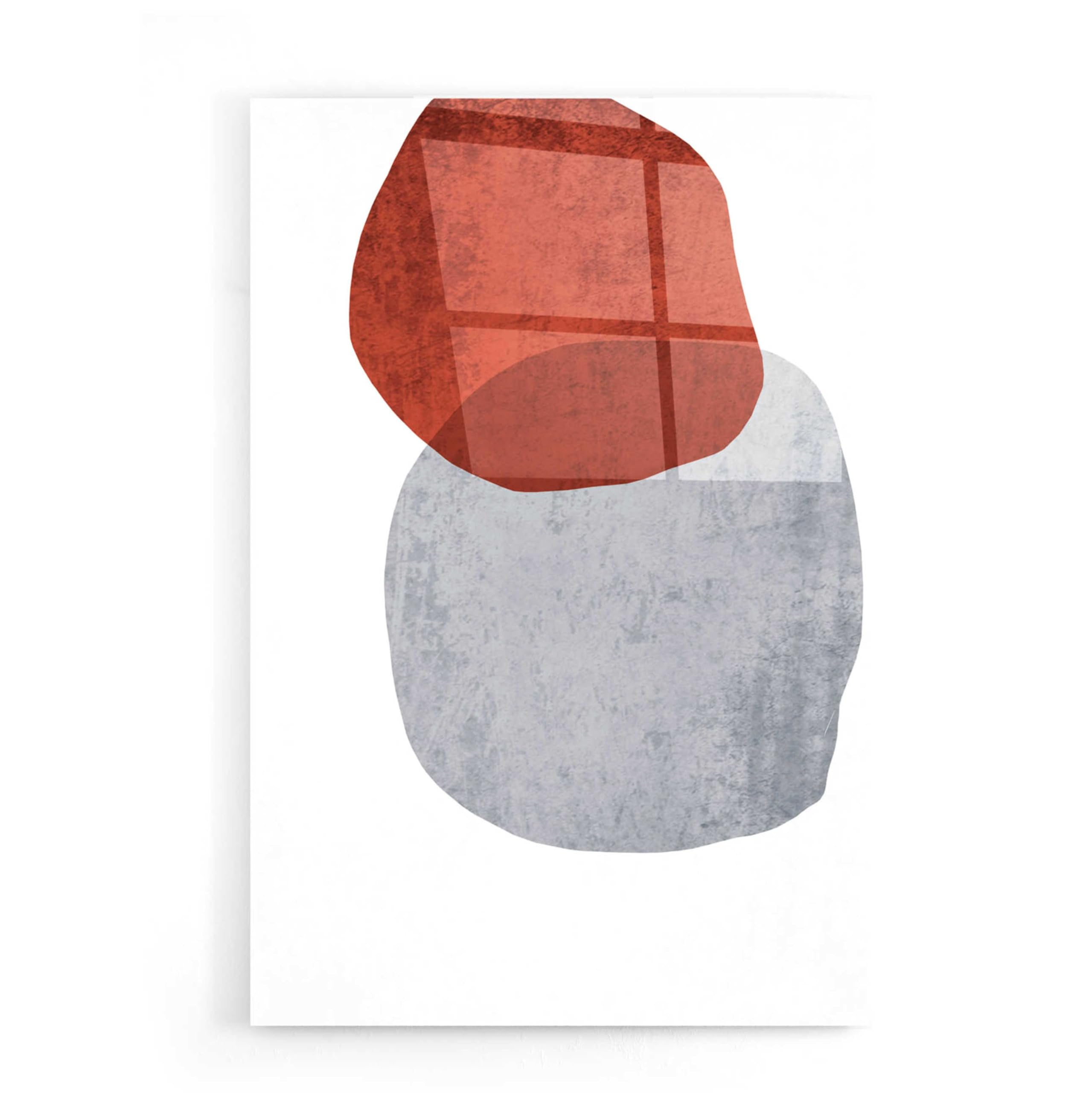 Minimalist Geometric 6 Acrylic Glass Wall Art by Irena Orlov - 16x24 Inches Modern Home Decor for Living Room, Bedroom & Office