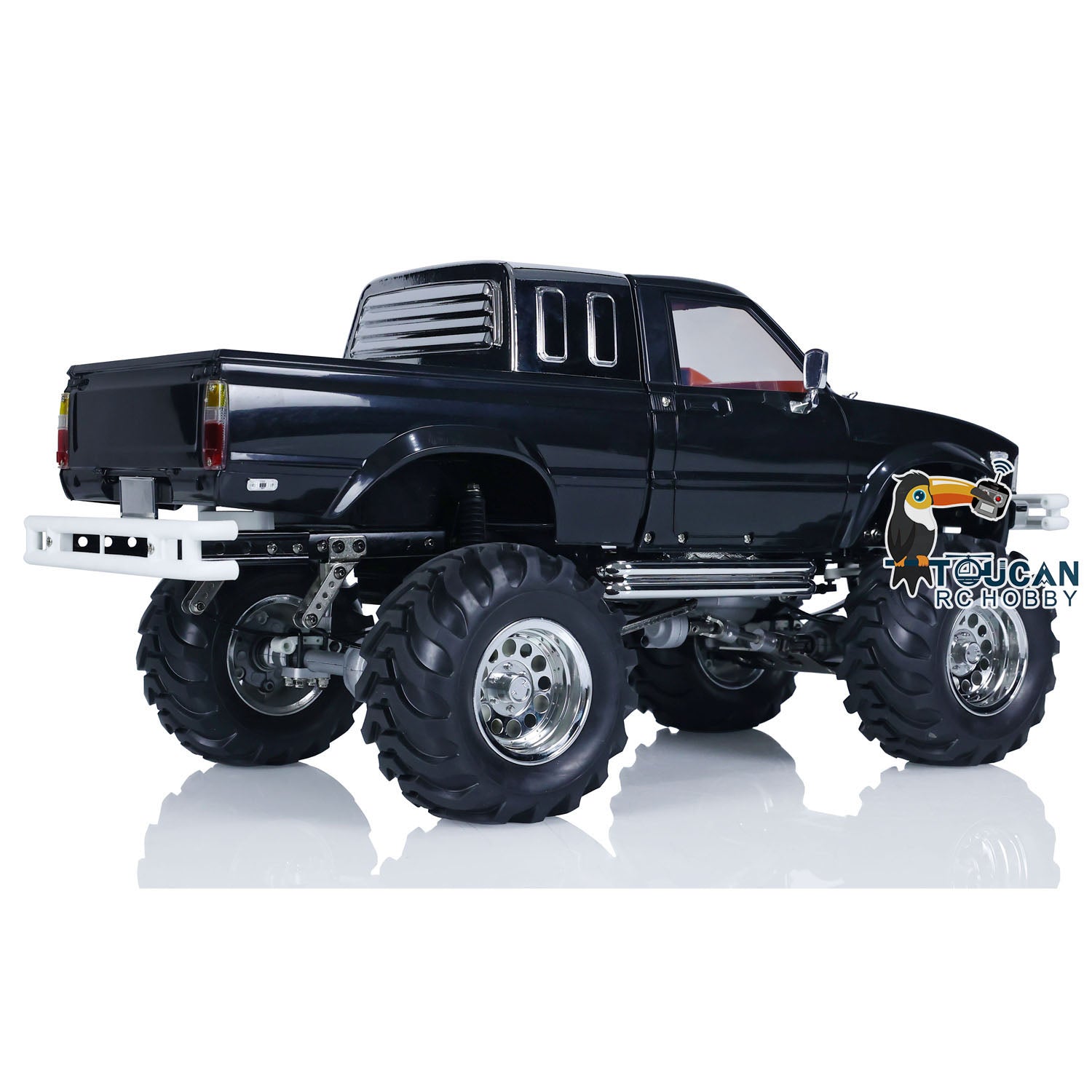1/10 Scale RC Pickup Truck 4X4 Off-Road Rally Car Crawler - 2.4Ghz RTR Ready-to-Run with ESC, Motor, Servo & Battery - US Stock - Perfect for Racing, Trail Crawling & Backyard Adventures