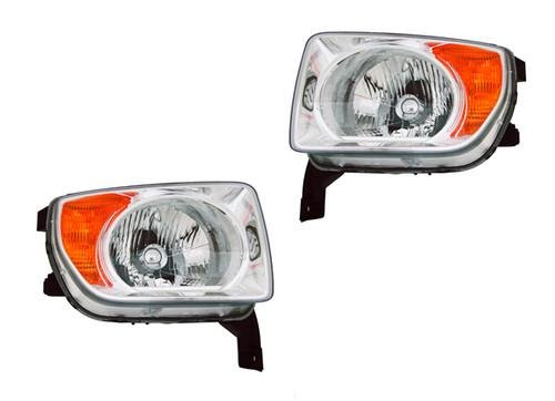 2006-2008 Holiday Rambler Vacationer RV Motorhome Replacement Headlights Pair (Left & Right) - Front Lamps for Improved Night Driving & Road Safety