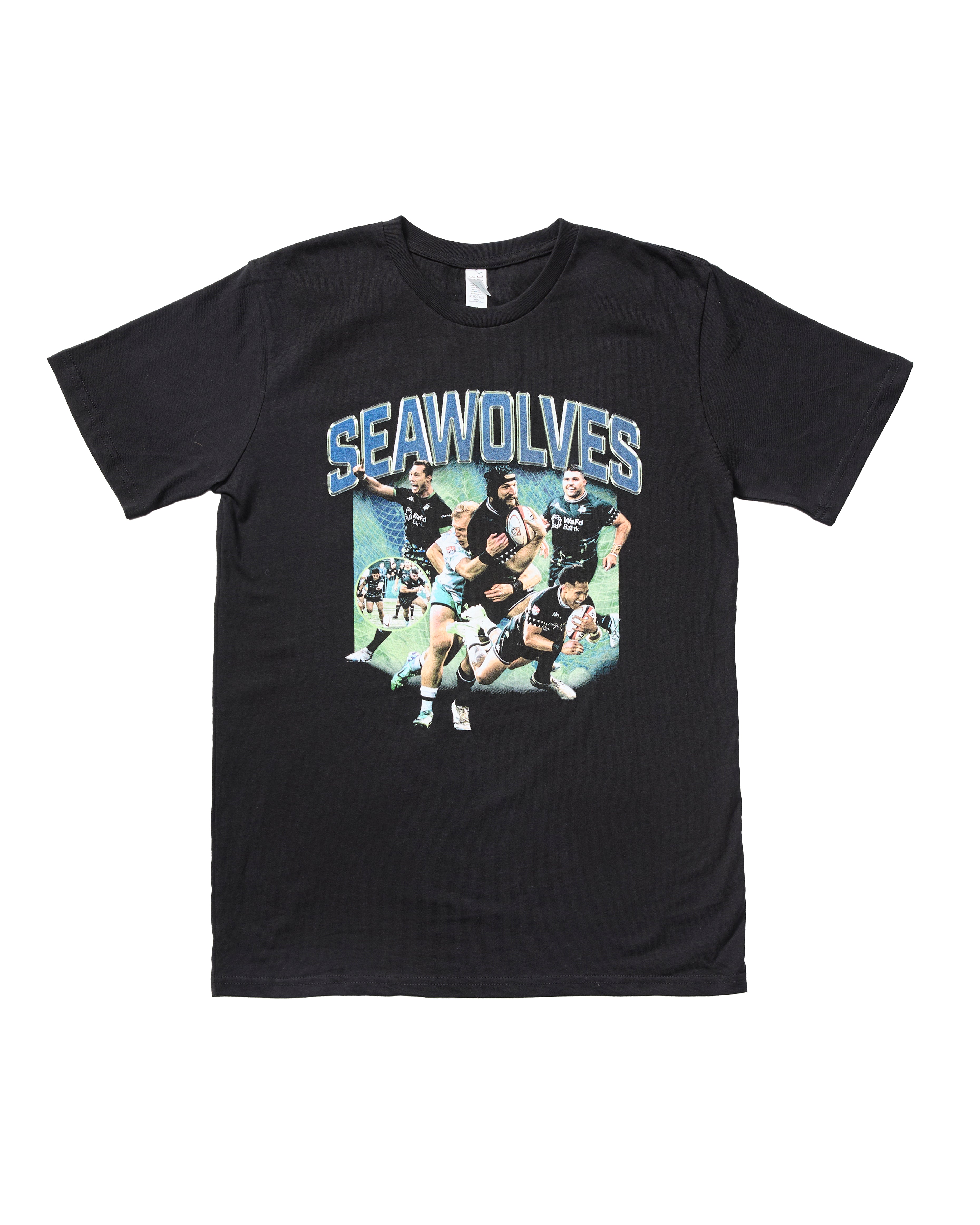 Seawolves Rugby 2025 Heavyweight Concert T-Shirt - Premium Cotton Tee for Rugby Fans & Music Lovers - Perfect for Game Days, Concerts & Casual Wear