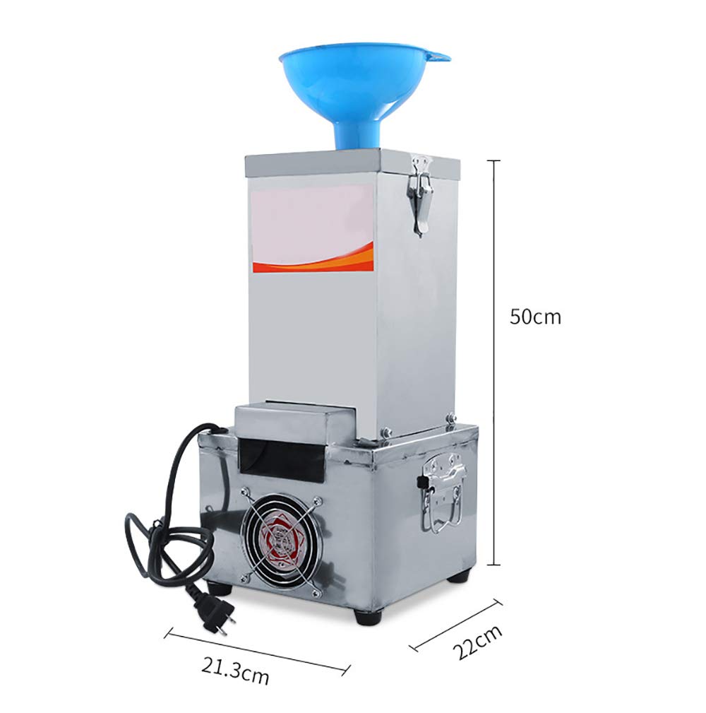 110V Commercial Electric Garlic Peeler Machine - Stainless Steel & Silicone Garlic Peeling Machine for Home, Hotel & Restaurant - 25KG/H 180W - Perfect for Bulk Cooking, Food Prep & Commercial Kitchens
