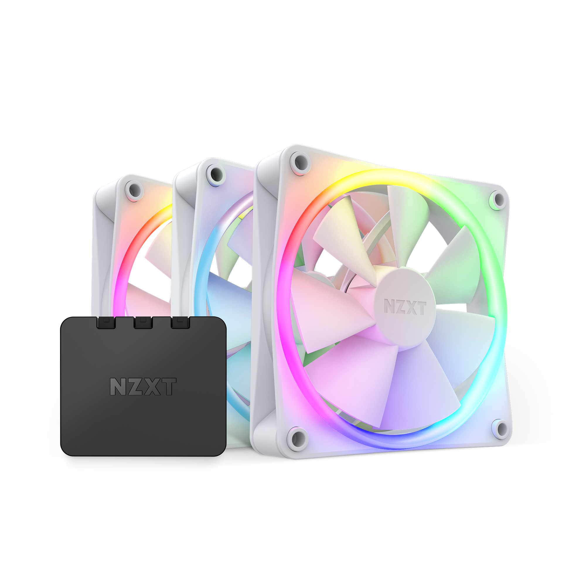 F120 RGB Triple Pack - 3-Piece LED Light Strip Set with 16 Million Colors, Remote Control & Music Sync for PC, Gaming Setup, Home Decoration
