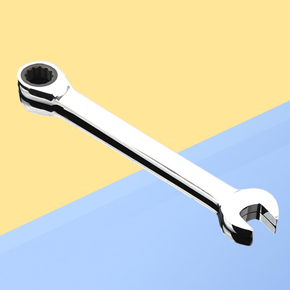 Mipcase 870 Swivel Ratchet Wrench Set - 8mm Metric Adjustable Combination Spanner Tool Kit with Rotating Sockets for Automotive, DIY & Home Repair (Ideal for Tight Spaces & Fastener Work)