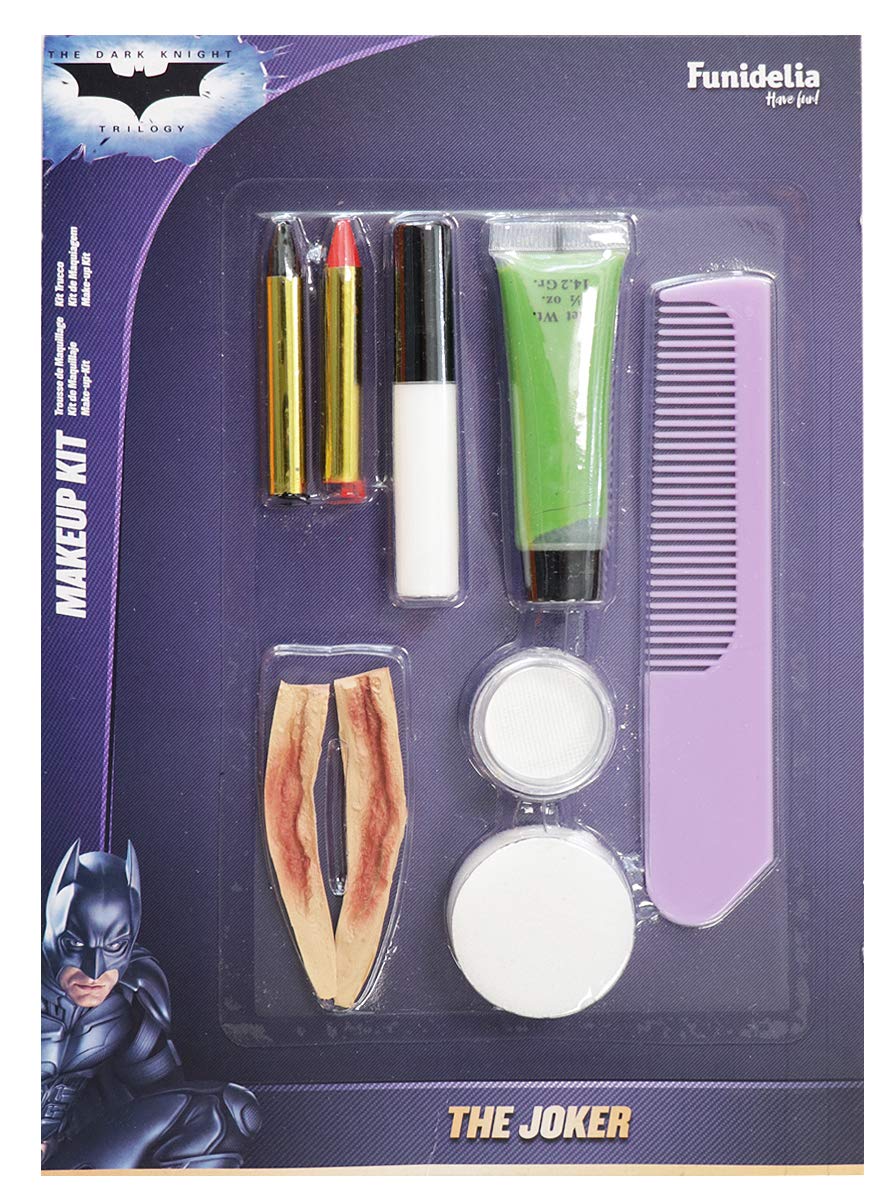 Official Joker Makeup Kit for Kids & Adults - DC Comics Superhero & Villain Costume Accessory - Perfect for Halloween, Cosplay & Themed Parties