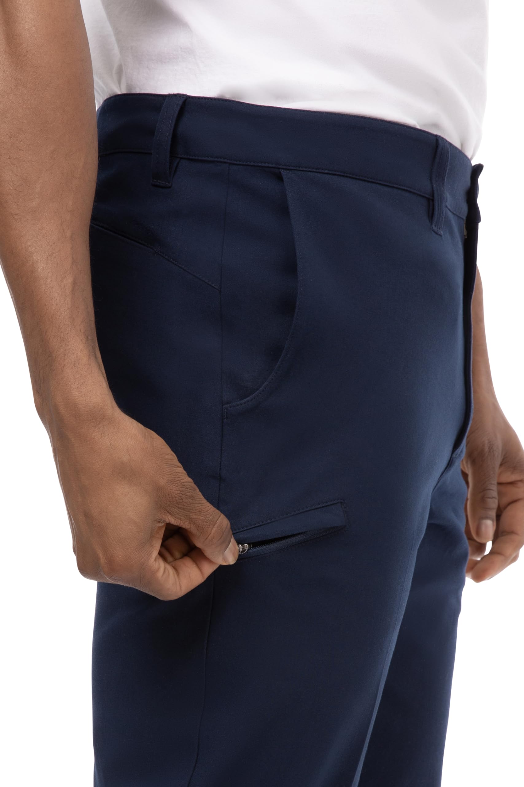 Chef Works Men's Stretch Fit Chino Pants - Comfortable Work Pants for Chefs, Restaurant Staff & Food Service Professionals - Perfect for Kitchen Work, Cooking & Hospitality Industry