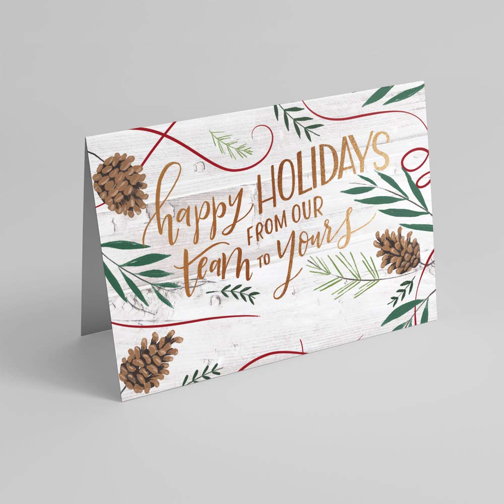 25 Custom Christmas Greeting Cards with Envelopes | Personalized Holiday Cards for Kids | Printed in USA | Perfect for School Exchanges, Family Gifts & Holiday Wishes
