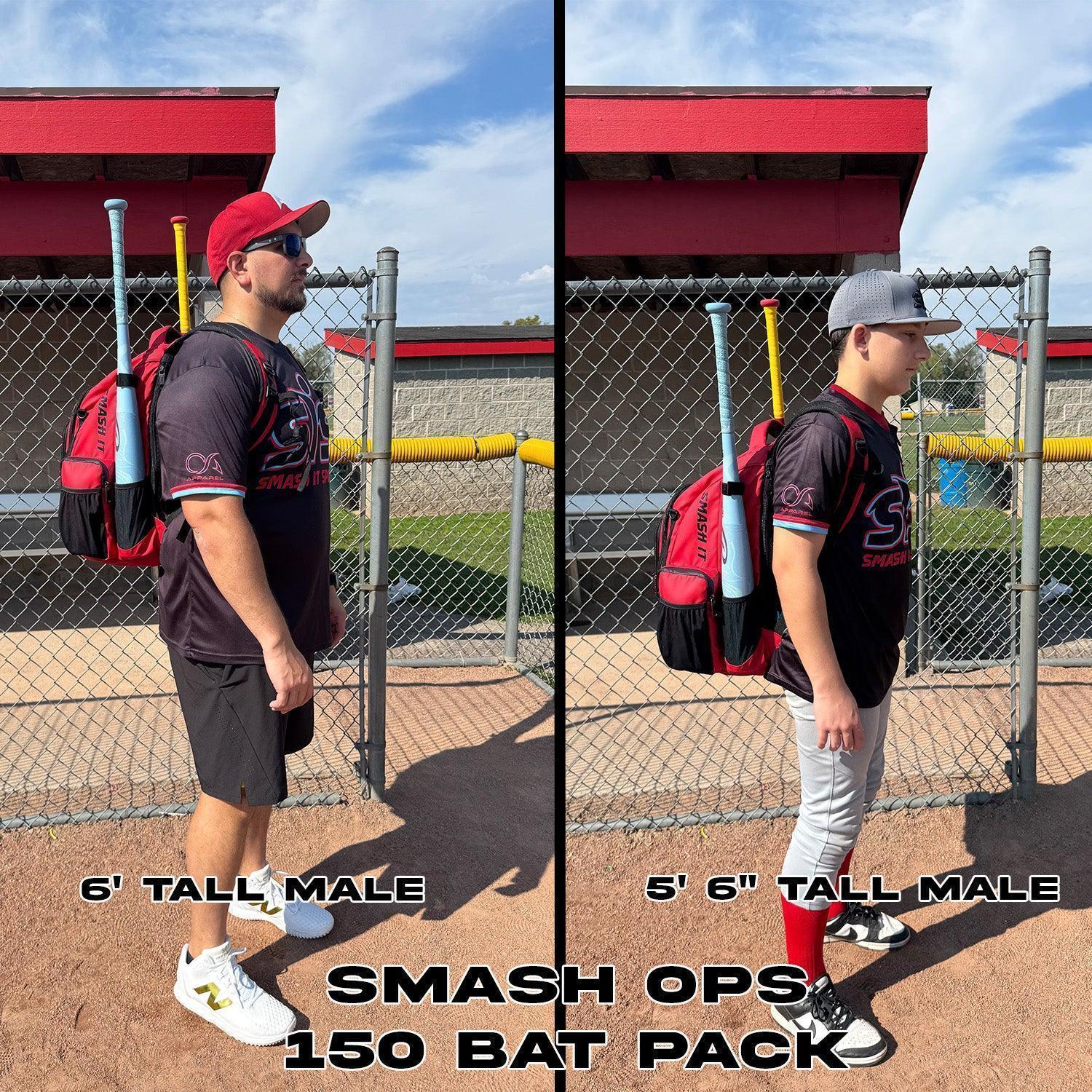 2025 Smash Ops Guerrilla 150 Bat Pack - Black Camo Baseball Equipment for Training & Games | Perfect for Little League, Batting Practice & Sports Enthusiasts