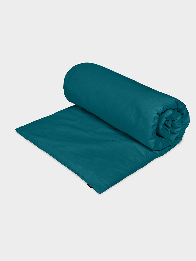 Premium Long Cotton Yoga Futon Zabuton - Thick Meditation Floor Mat for Home Studio, Yoga, Pilates & Relaxation - Ideal for Zen Decor, Meditation Cushion & Comfortable Seating