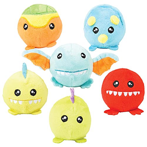 3 Inch Deluxe Soft Plush Dinosaur Toy Set (3 Pack) - Perfect for Kids' Birthday Gifts, Classroom Rewards & Stuffed Animal Collections