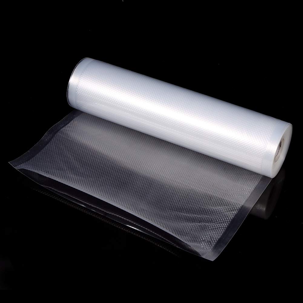 Vacuum Sealer Food Storage Bags - 4 Sizes (20x500cm) with Multi-Layer Construction | Airtight Food Preservation for Freezing, Sous Vide & Meal Prep | BPA-Free Reusable Food Saver Bags for Kitchen & Camping