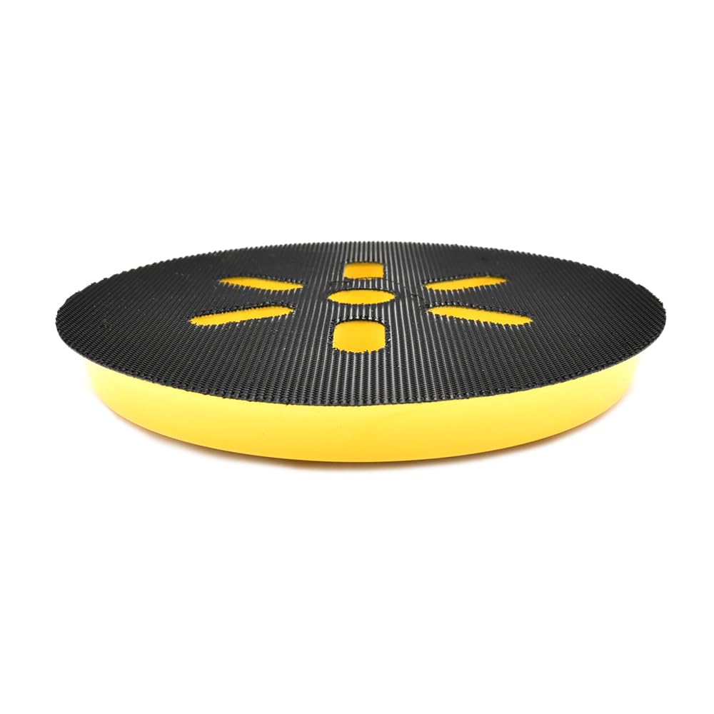 RSP47 6-Inch Hook and Loop Sander Pad with 6 Vacuum Holes - Medium Grit Replacement for Bosch 2610917411 | Perfect for Woodworking, Sanding, and DIY Projects