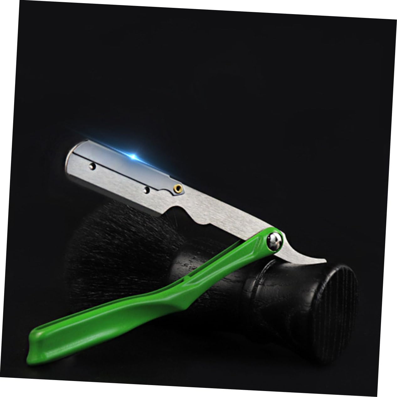 FOMIYES Professional Barber Razor Blades Holder - Manual Shaver & Body Grooming Tool for Men - Durable Stainless Steel Razor Blade Accessory for Precision Shaving, Beard Trimming & Grooming - Perfect for Home, Salon & Barber Shop Use