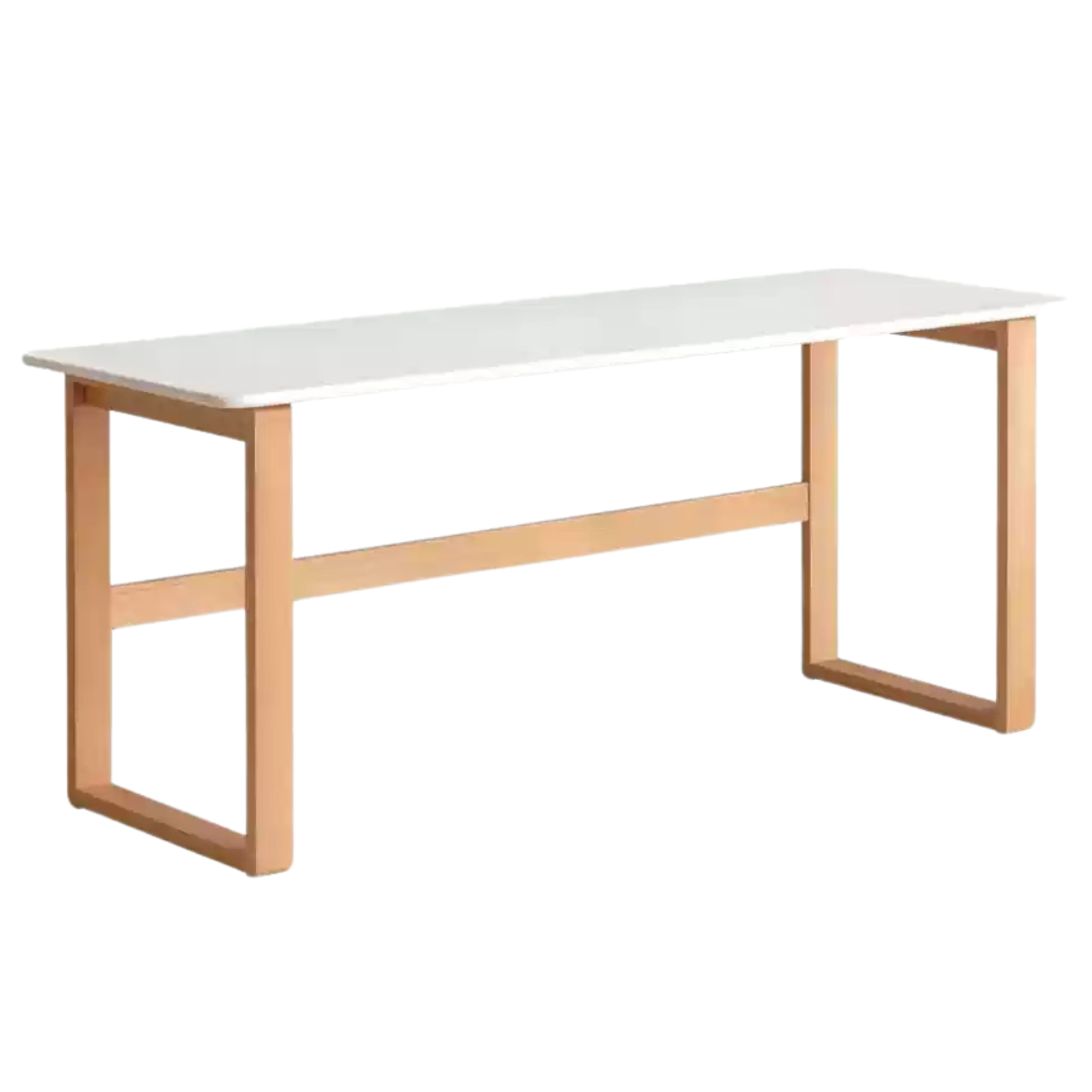55.1x23.6x28.7 inch / 140x60x73.8cm / Natural wood color / desk