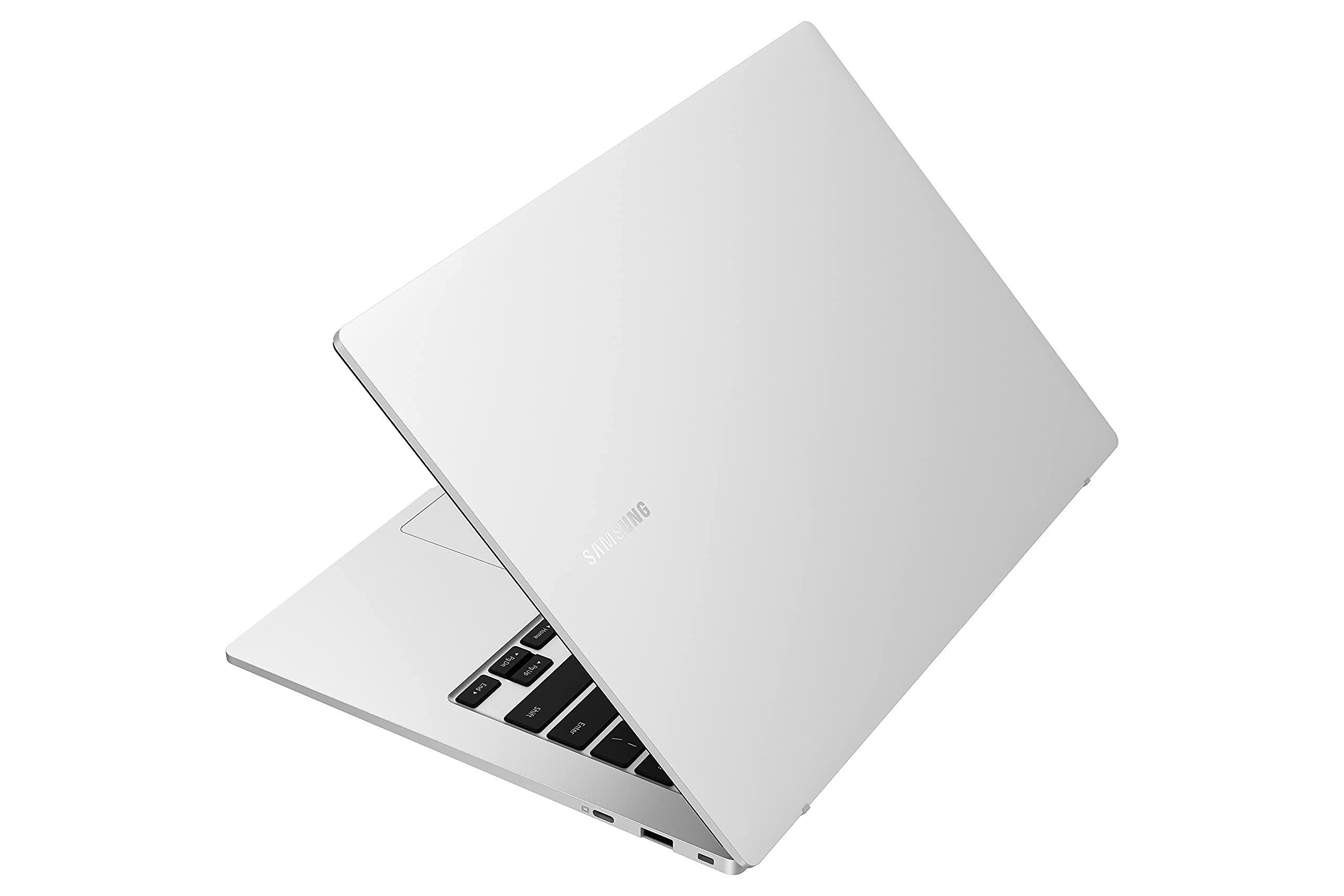 Samsung Galaxy Book Go Laptop - Qualcomm 7C Pro, 4GB RAM, 128GB eUFS Storage, 18H Battery Life - Lightweight & Shockproof Design - WiFi 5, Silver (Renewed) - Perfect for Remote Work, Online Learning & Business Travel