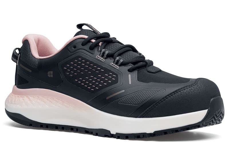 Slip-Resistant Work Shoes for Women - Pearl II Nano Composite Toe (NCT) Waterproof Safety Shoes | Ideal for Restaurant, Hospital & Industrial Workers