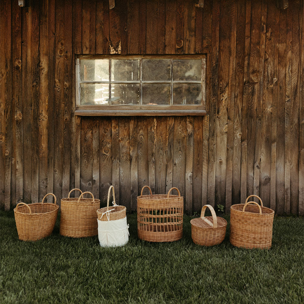 Handwoven Rattan Catchall Basket - Stylish Home Decor for Keys, Jewelry & Essentials | Perfect for Entryway, Bathroom & Bedroom Organization
