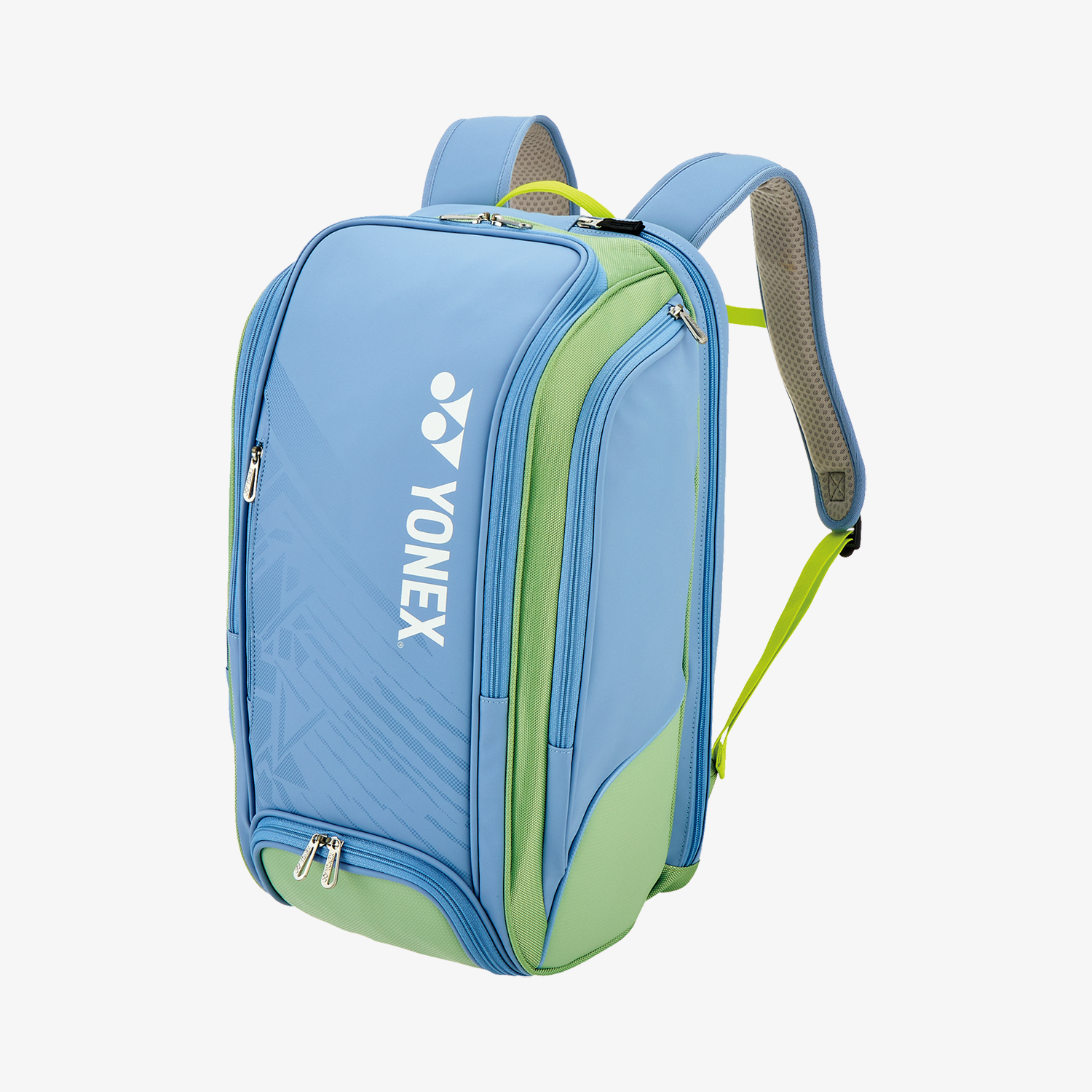 Yonex BAG02512SBL Expert Badminton Backpack (Smoke/Blue) - Durable Sports Bag for Tennis, Squash & Gym - Perfect for Athletes & Travel