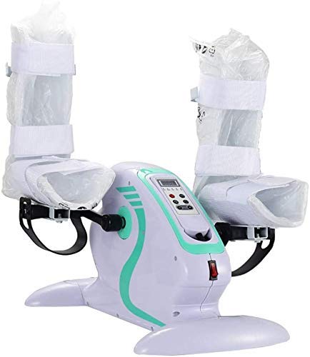 Electric Mini Exercise Bike for Legs & Arms - Motorized Pedal Exerciser with Safety Leg Protector - Portable Home Fitness Equipment for Seniors & Physical Therapy - Perfect for Home Use, Rehab & Low-Impact Workouts