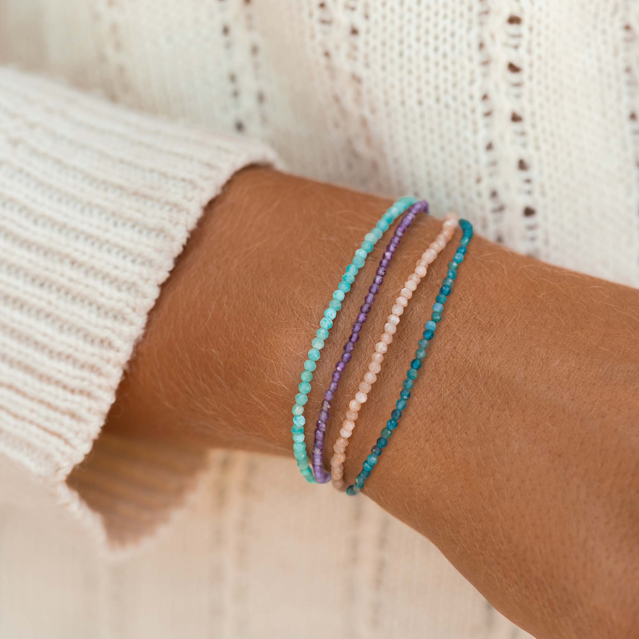 Stylish Multi Strand Beaded Bracelet for Women - Boho Chic Handmade Jewelry - Perfect for Parties, Weddings & Everyday Wear