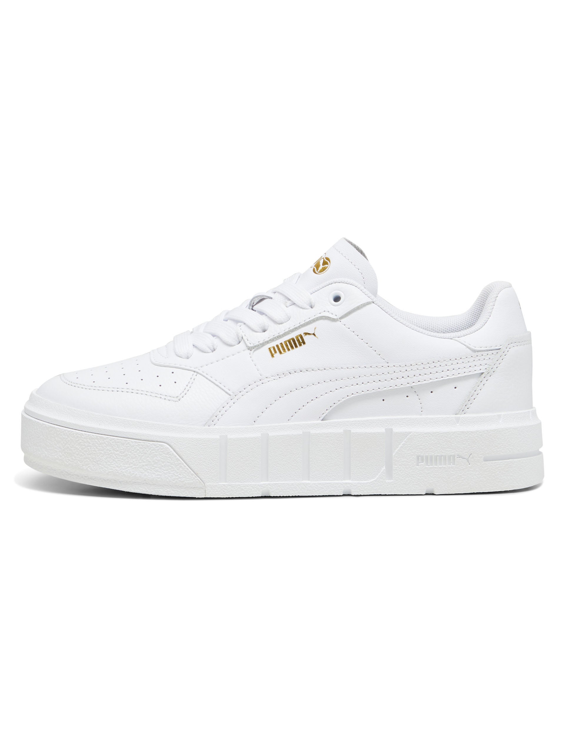 Cali Court Leather Sneakers for Men & Women - White Casual Shoes for Walking, Running & Everyday Wear