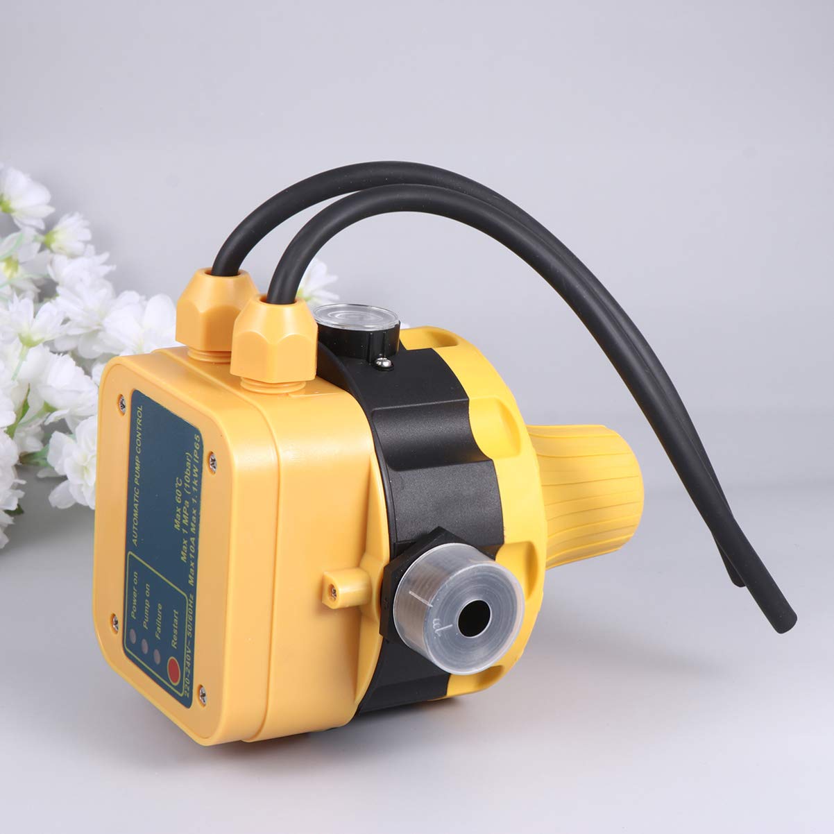Baluue Automatic Water Pump Pressure Controller 220V - Electronic Water Pressure Regulator for Home Use | Perfect for Irrigation Systems, Household Water Supply & Garden Sprinklers