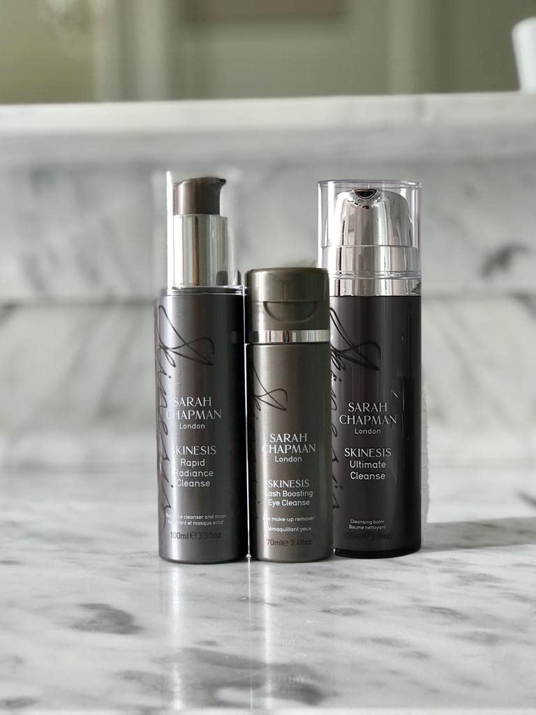 Sarah Chapman Skinesis Lash Boosting Eye Cleanse - Triple Action Eye Makeup Remover for Sensitive Eyes (70ml) | Gentle Eyelash Care & Makeup Removal for Daily Use & Travel