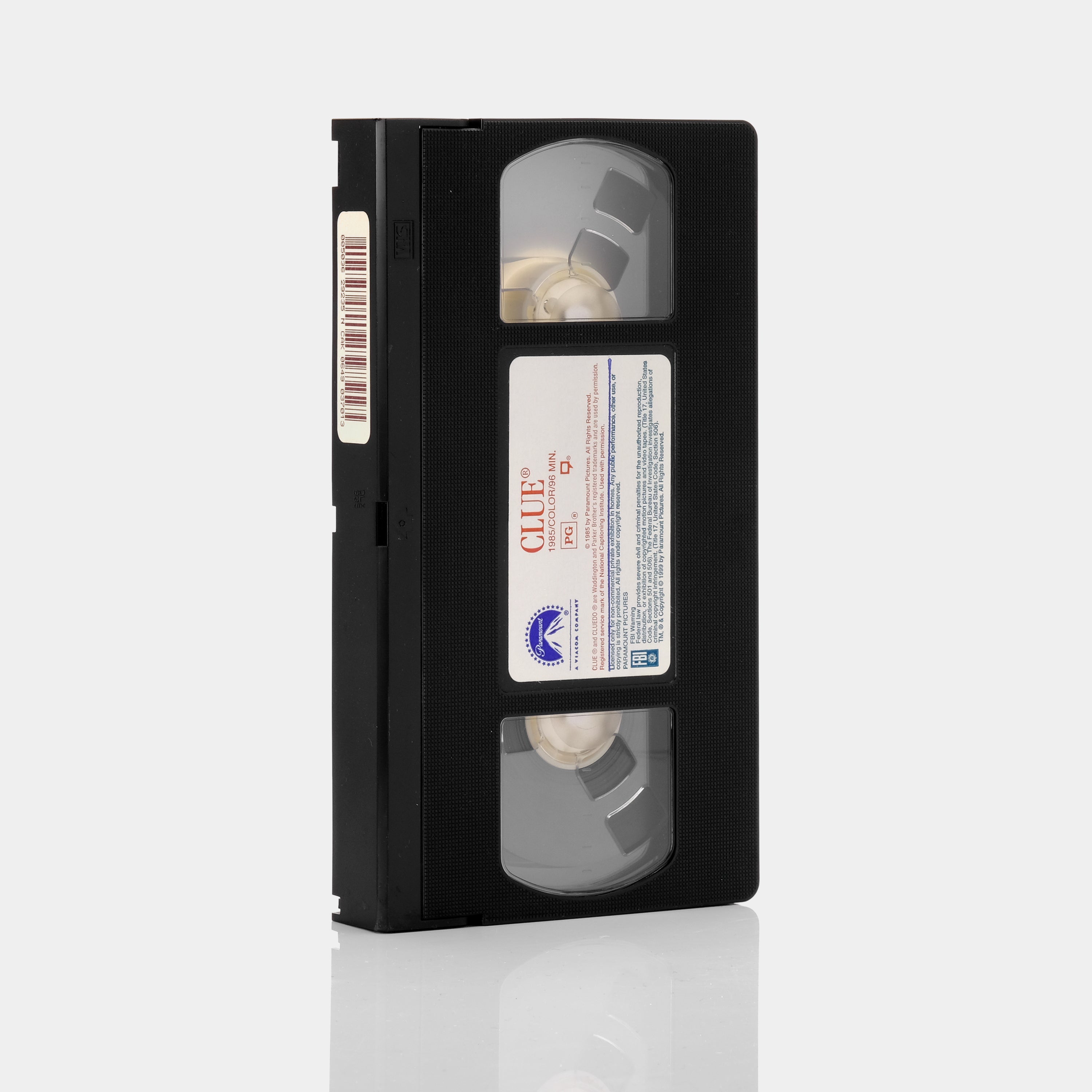Clue VHS Tape - Classic Mystery Movie for Collectors & Nostalgia Lovers | Perfect for Movie Nights & 80s Themed Parties