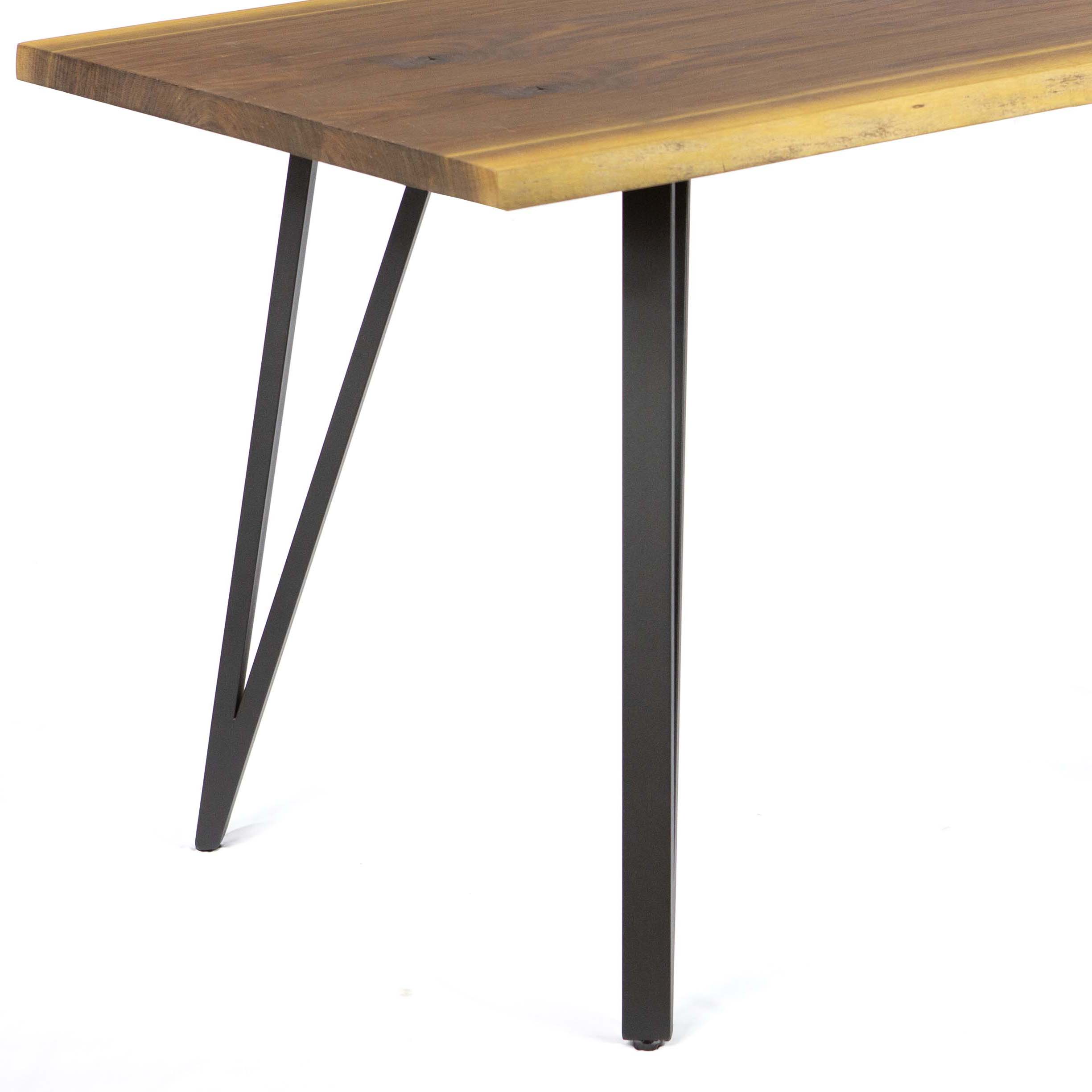 SS2110 Box Corner Dining Table Legs - Set of 4 Heavy Duty Metal Table Legs for Kitchen, Restaurant & Home Furniture - Perfect for DIY Dining Tables, Countertops & Workbenches