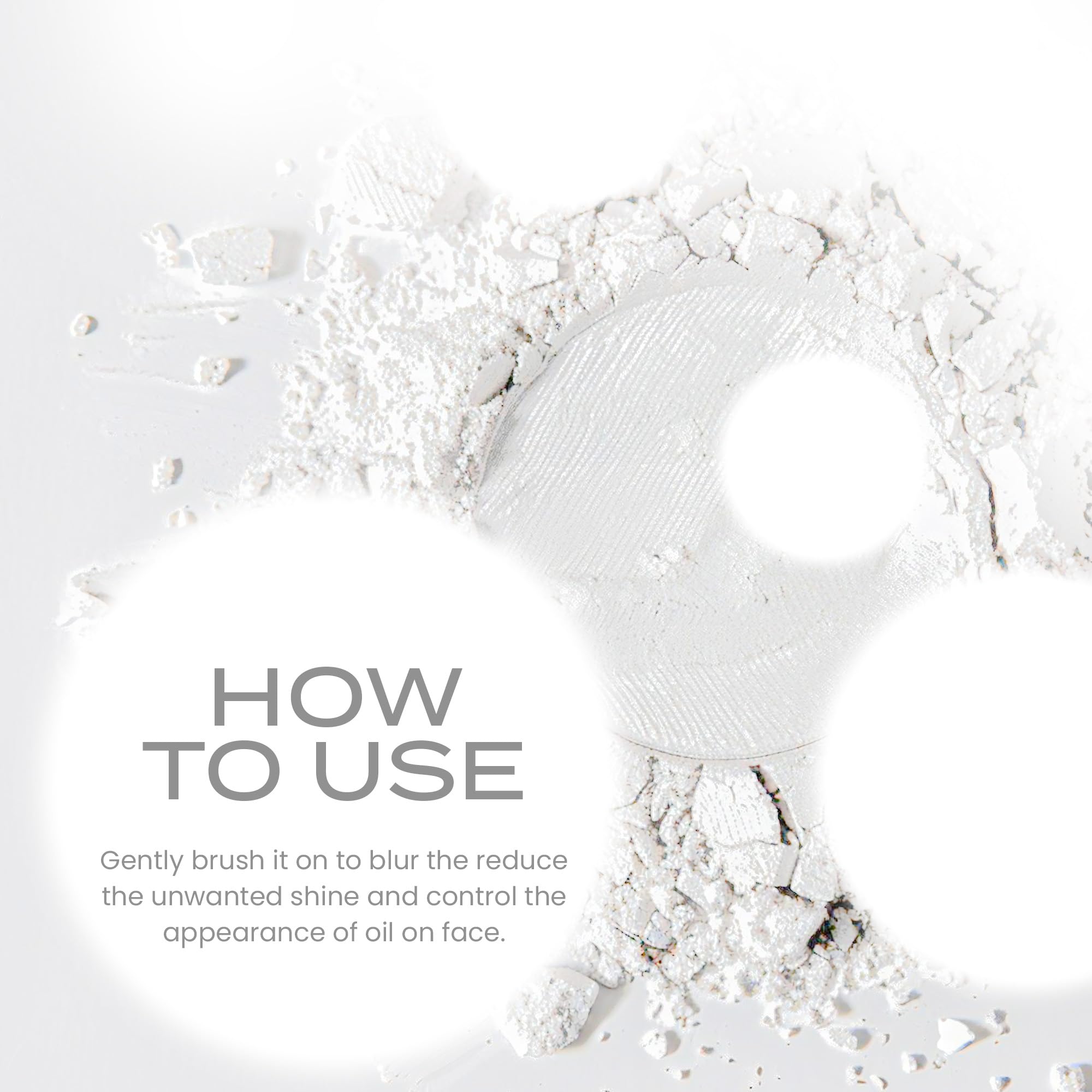 SHINE REDUCTION POWDER Bulk Refill (1 Pound) - Matte Blurring Loose Makeup for Oil Control & Poreless Finish | Silk Soft Focus Setting Powder | Resealable Pouch | Perfect for Professional Makeup Artists & Daily Oil Control Routine
