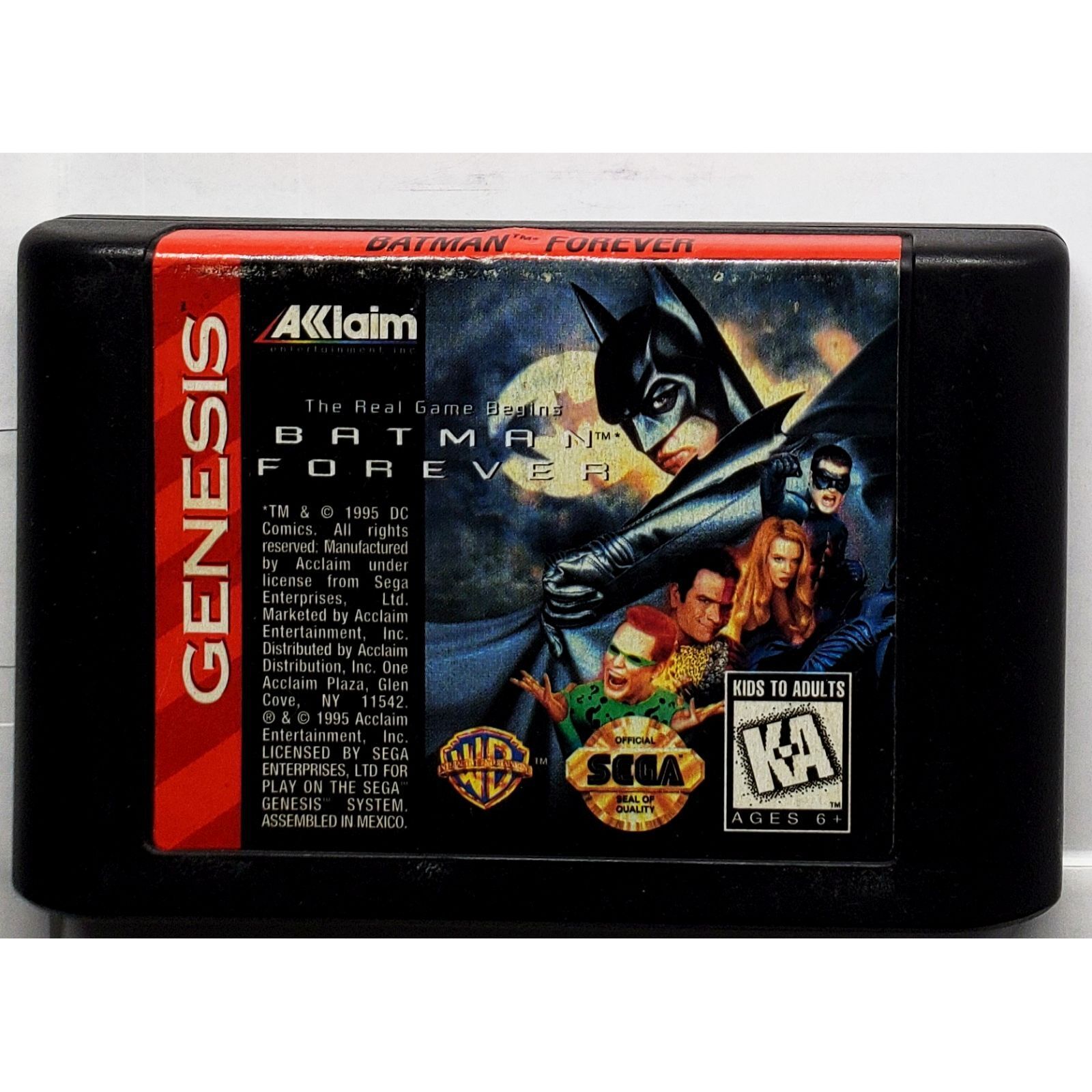 Batman Forever Sega Genesis Game - Classic Action-Adventure for Retro Gaming Enthusiasts | Perfect for Collectors and Nostalgic Gamers