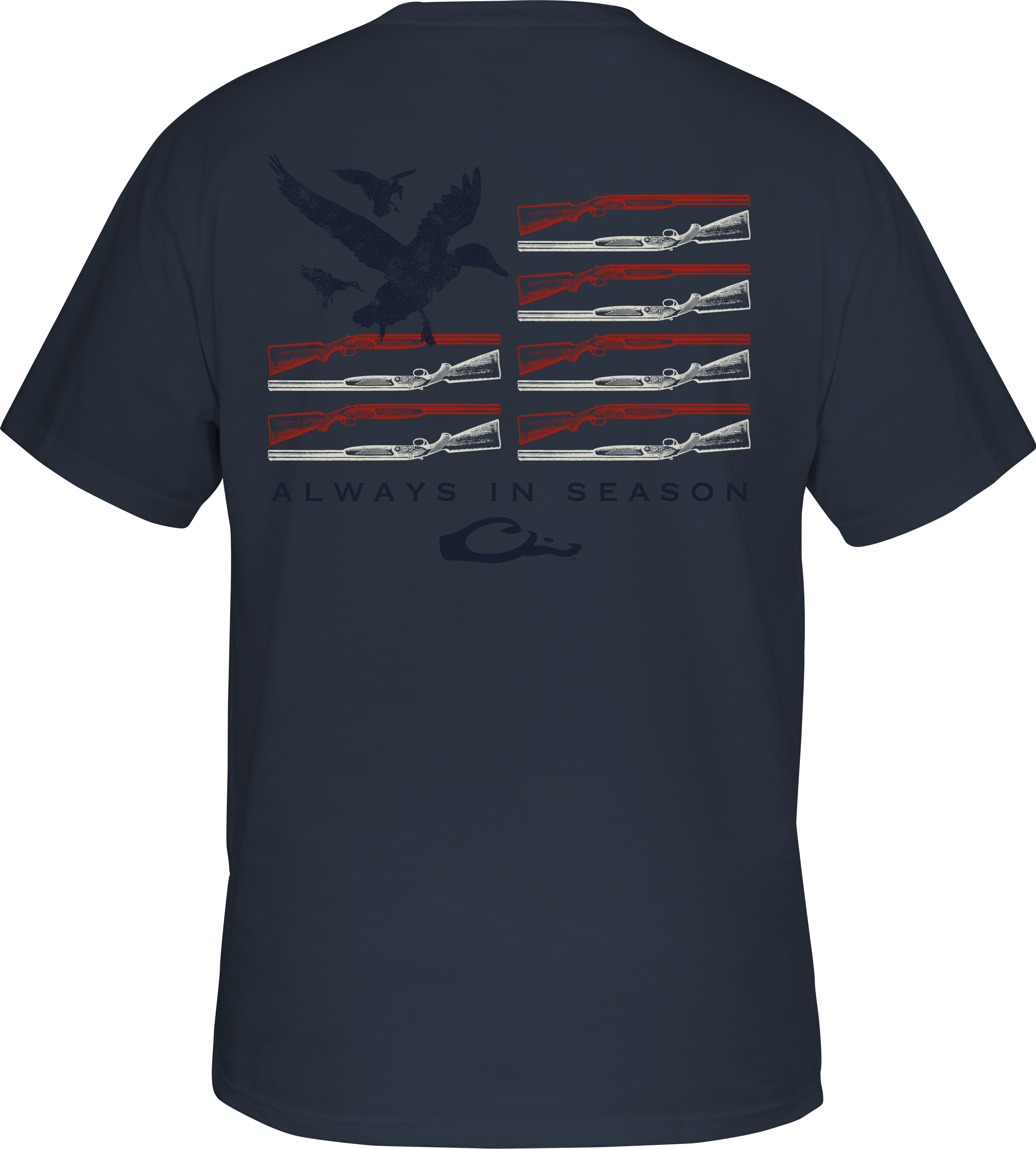 American Duck Flag T-Shirt - Patriotic Graphic Tee for Men & Women - Perfect for 4th of July, BBQ Parties & Outdoor Events