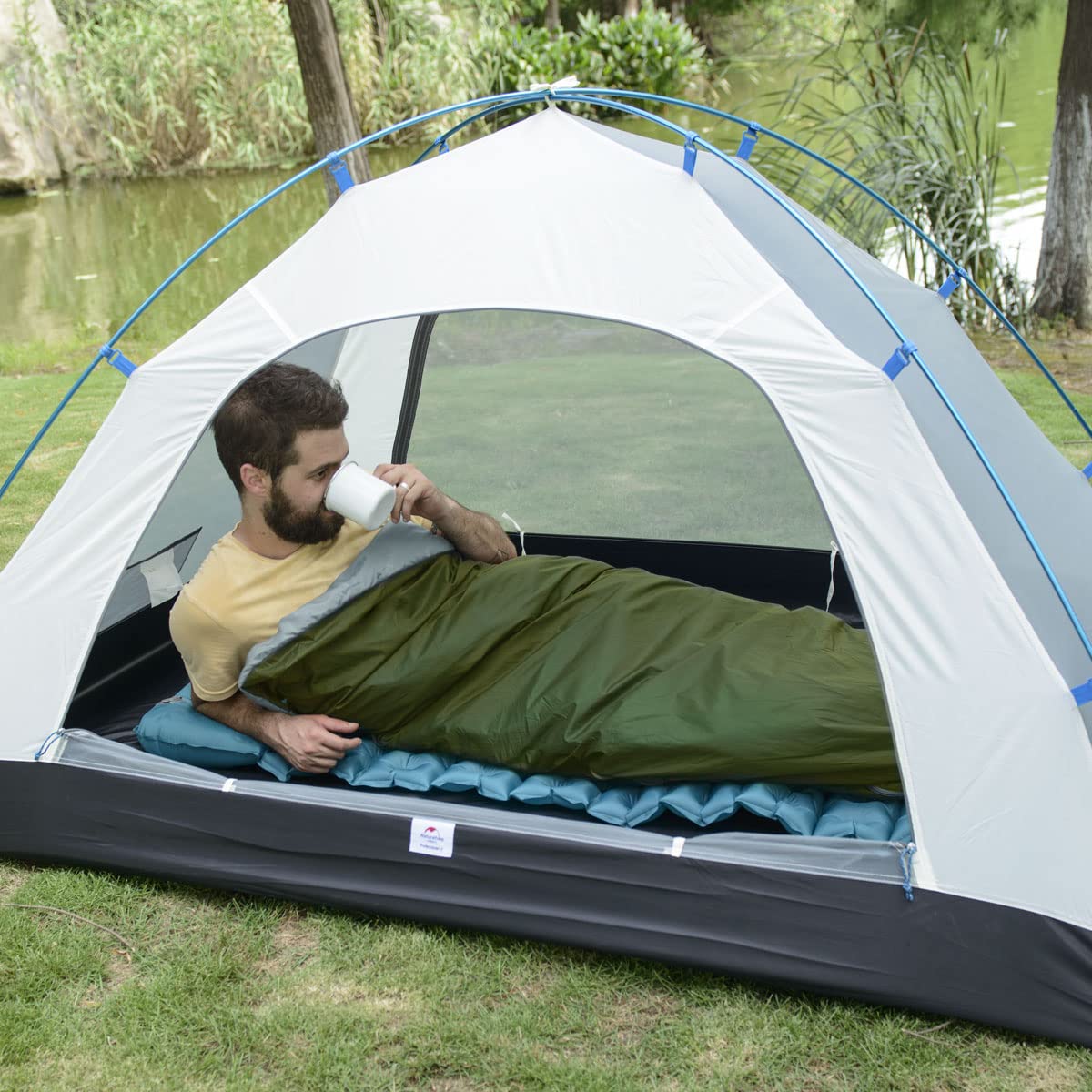 Naturehike Ultralight Sleeping Bag for Backpacking - Compact 3 Season Waterproof Camping Sleeping Bag with Compression Sack - Perfect for Hiking, Travel & Outdoor Adventures