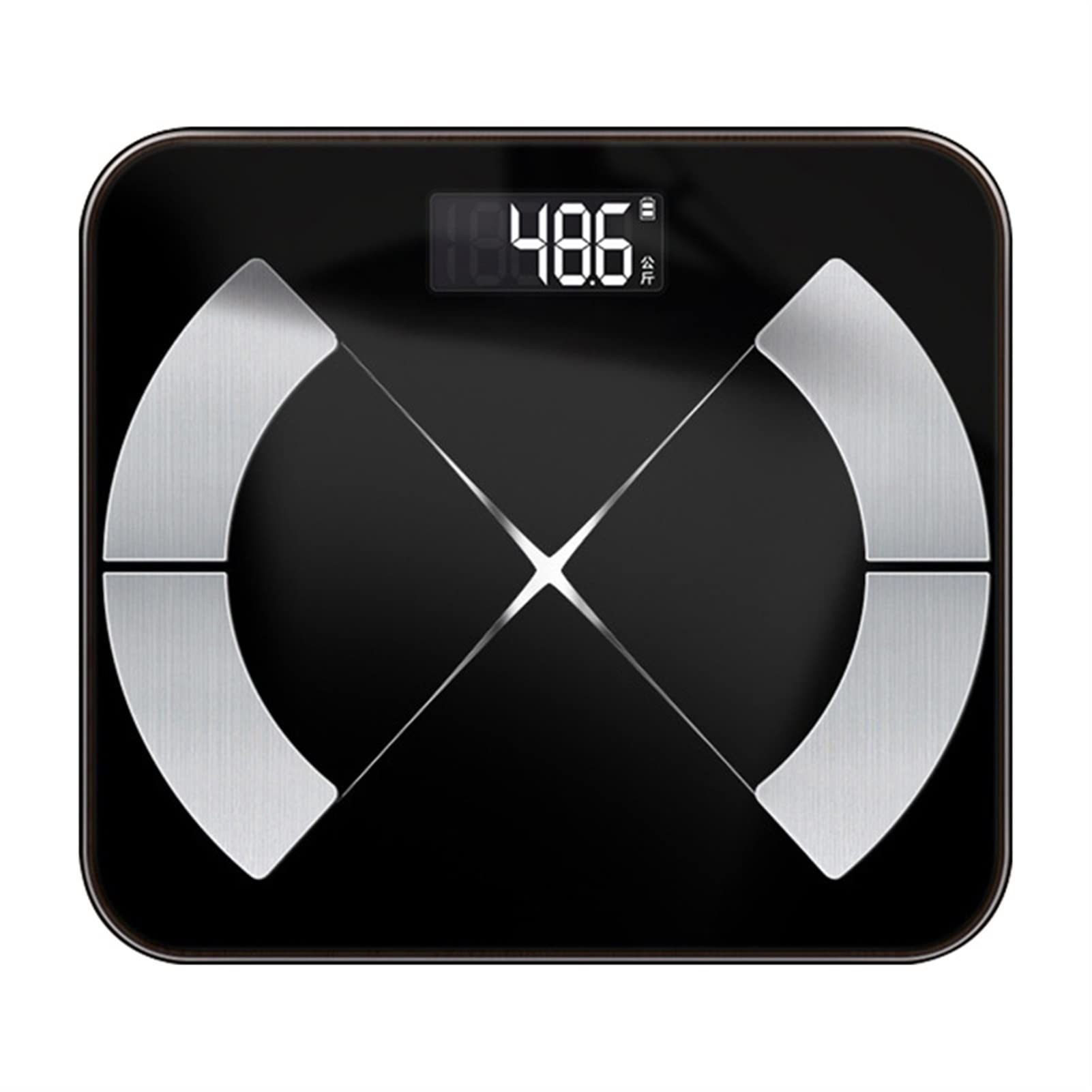 Smart BMI Scale - Digital Wireless Body Fat Scale with Bluetooth Sync, Bathroom Weight Scale & Body Composition Analyzer, 396 lbs Capacity, Black - Perfect for Home Gym, Fitness Tracking & Health Monitoring