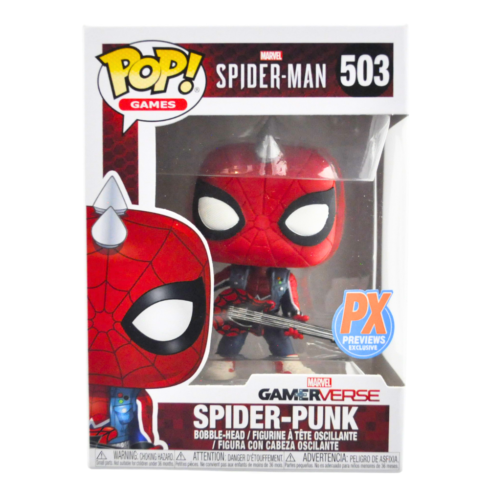 Funko Pop! Marvel Spider Punk (GamerVerse) Vinyl Figure #503 - Exclusive Collectible for Marvel Fans & Gamers - Perfect for Display, Gifts, and Comic Book Collections