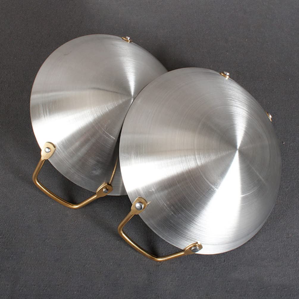 Homoyoyo Stainless Steel Amphora Cookware Set - Thickened Griddle, Hot Pot, Wok & Sauté Pan for Stir-Frying - Outdoor/Indoor Stove Compatible - Perfect for Camping, Home Cooking & Asian Cuisine