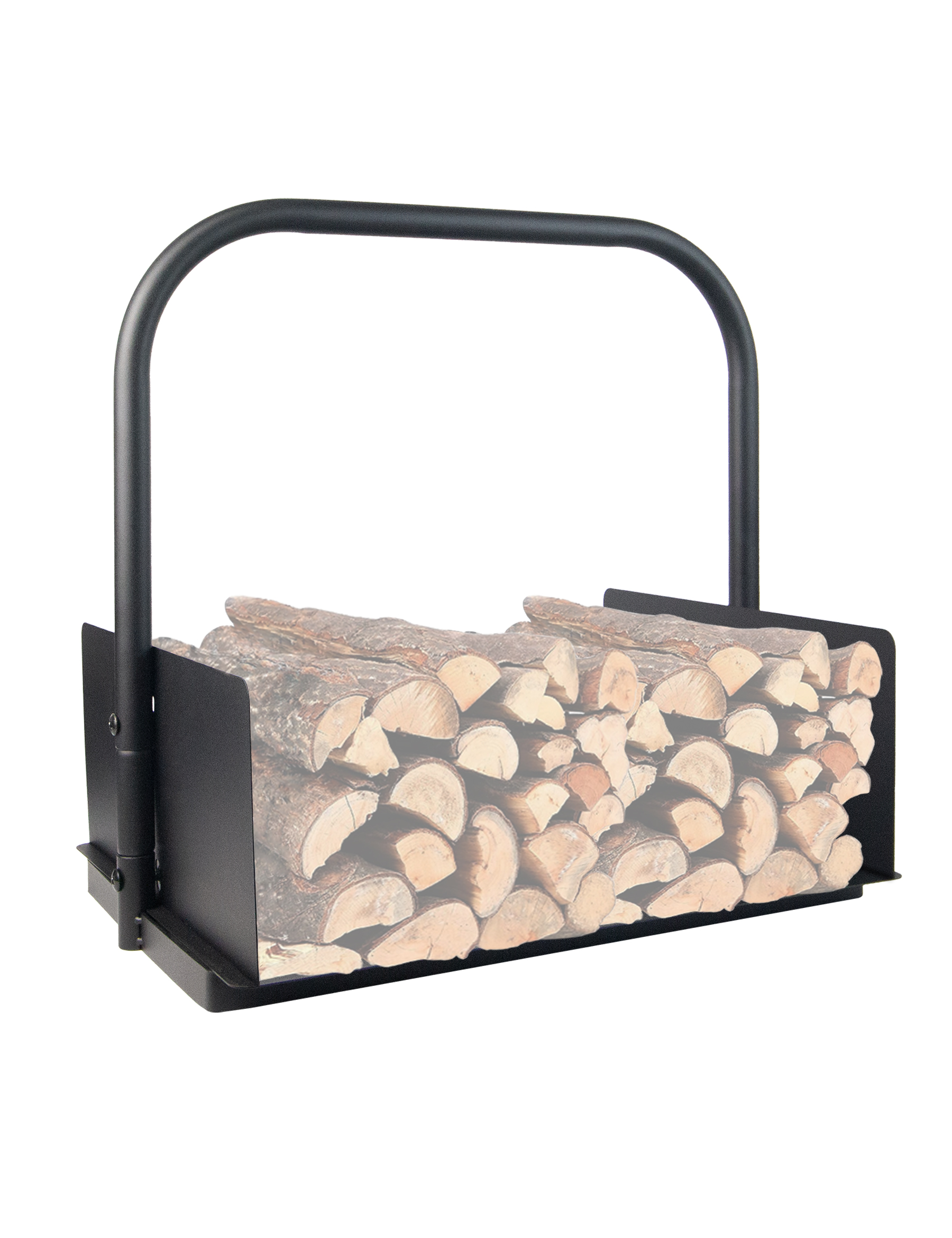 VODA Firewood Handle Rack - Indoor & Outdoor Log Holder Carrier for Fireplace, Camping, and Patio Use