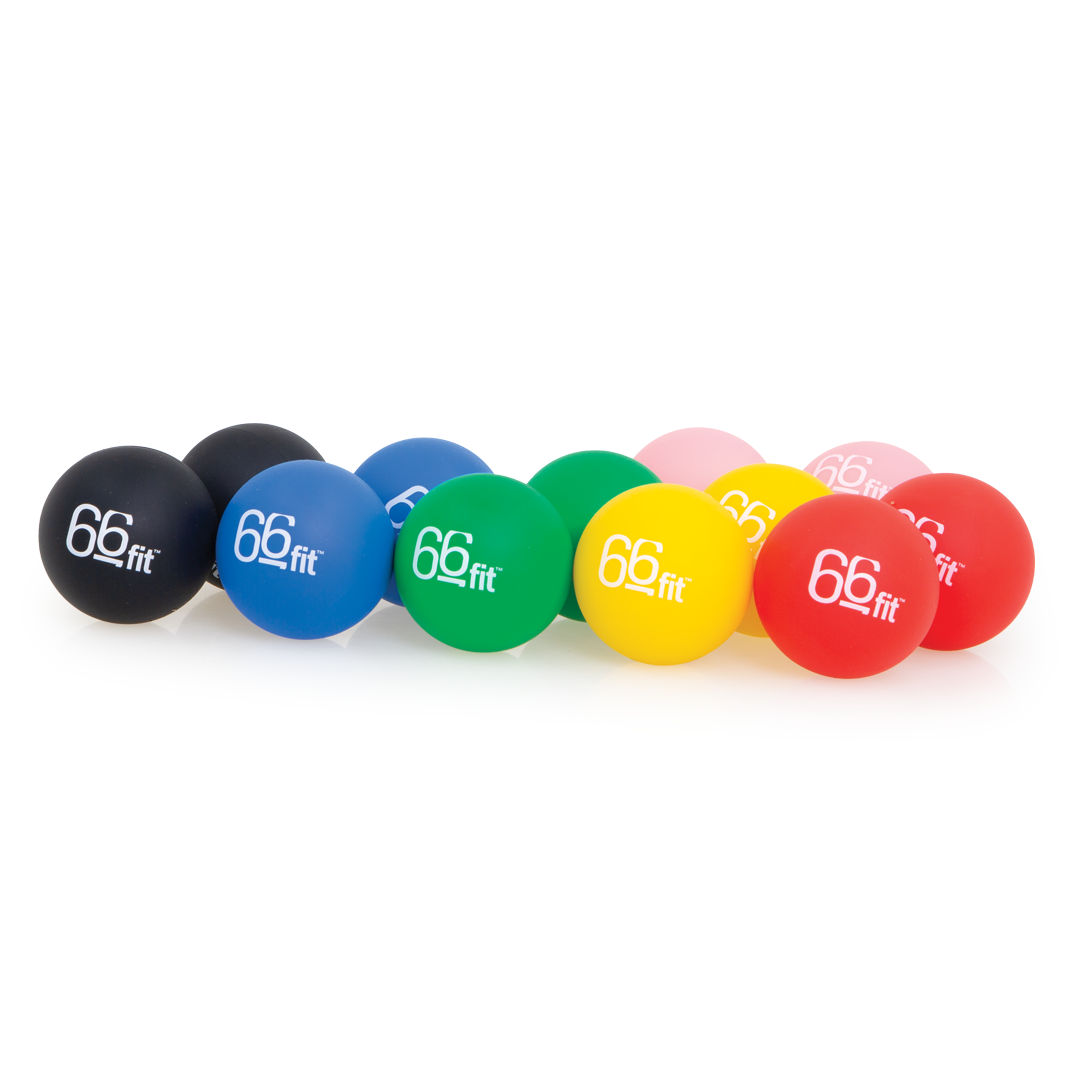 66Fit CrossFit Balls - Set of 12 Mixed Weight Medicine Balls for Strength Training, Gym Workouts & Functional Fitness | Perfect for Home Gym, CrossFit Box & Group Training